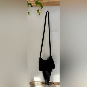 Vintage Canadian made Italian leather crossbody purse